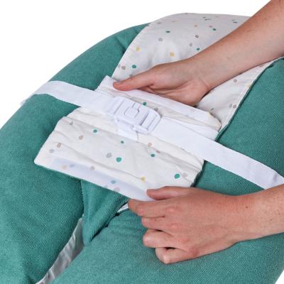 Coussin de maternité 3-en-1 - TINEO - MULTIRELAX - Tissu éponge - Vert / Pois