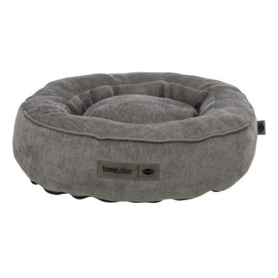 Panier pour chien - TRIXIE - VITAL LENNOX - Tissu chenille - Ø 50 cm - Gris