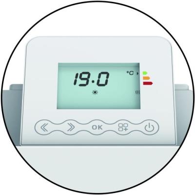 Convecteur électrique mural - 1000W - WARM TECH - 230V - Jusqu'a 30m3 - Blanc