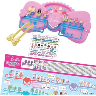 Mon coffret de manucure - AQUABEADS - Barbie - 40 ongles avec décorations - Des 4 ans