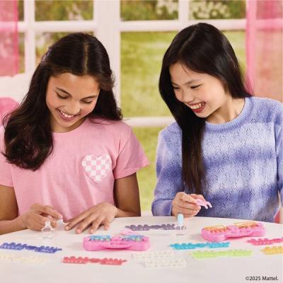 Mon coffret de manucure - AQUABEADS - Barbie - 40 ongles avec décorations - Des 4 ans