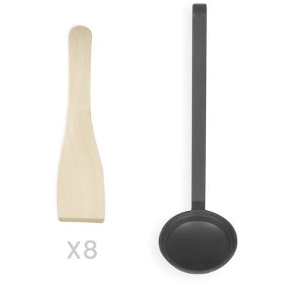 Appareil 2-en-1 crepiere et plancha grill - LIVOO - DOC349N - 1500 W - 8 mini crepes Ø 11,5 cm - Sans PFAS - Noir Appareil 2-en-1 crepiere et plancha grill - LIVOO - DOC349N - 1500 W - 8 mini crepes Ø 11,5 cm - Sans PFAS - Noir