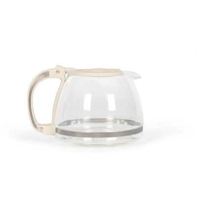 Cafetiere électrique - LIVOO - DOD200C - 750 W - 1,25 L - 10 a 12 tasses - Blanc cassé Cafetiere électrique - LIVOO - DOD200C - 750 W - 1,25 L - 10 a 12 tasses - Blanc cassé