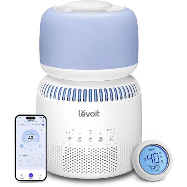 Humidificateur d'air - Levoit - Baby - Capacité 3,8 L - Autonomie jusqu'a 30 h - Surface idéale 20 m²