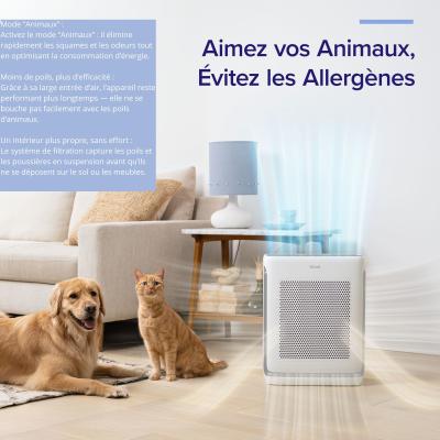 Purificateur d'air - Levoit - Vital 200S Pro - Filtration 3 étapes - Surface couverte jusqu'a 35 m² - 50 W - Blanc