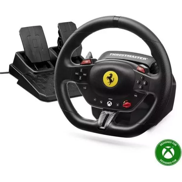 Volant + pédalier - THRUSTMASTER - T98 Ferrari 296 GTS - Pour XBOX et PC - Noir