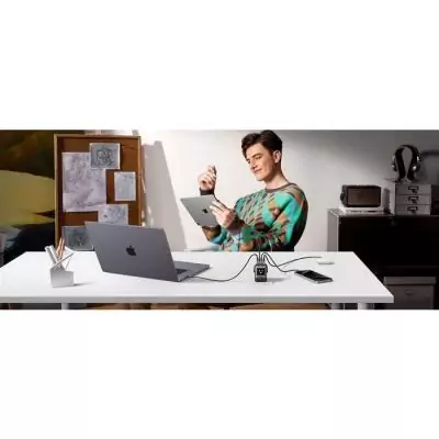 Chargeur secteur robot 4 ports - UGREEN - 100W - PD - Noir Chargeur secteur robot 4 ports - UGREEN - 100W - PD - Noir