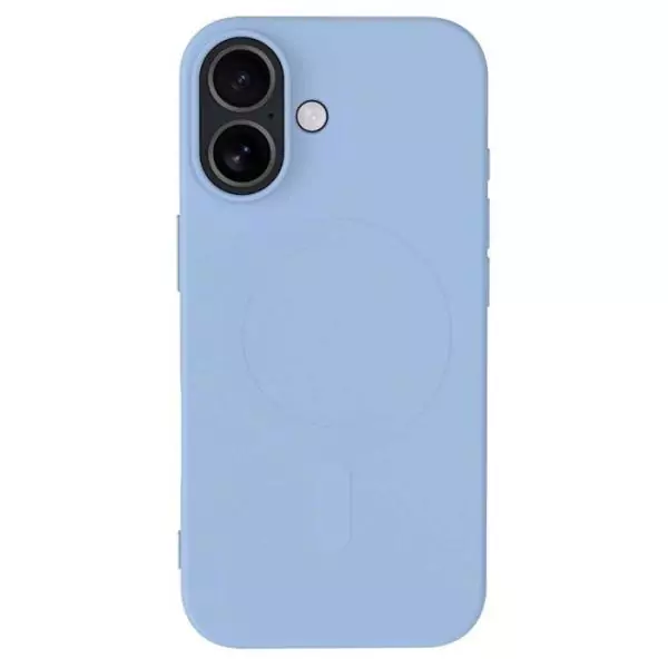 Coque MagSafe - IPhone17 - Silicone - Bleu ciel
