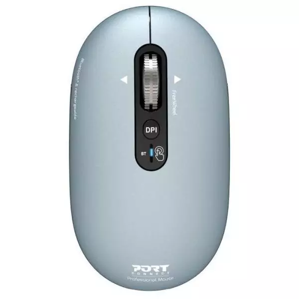 Souris sans fil - PORT Designs - 910500 PURE - Bluetooth - Rechargeable - Bleu sombre