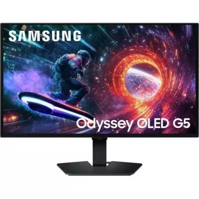 Ecran Gamer SAMSUNG 27'' QHD 180Hz OLED - Réactivité 0,03 ms • ODYSSEY OLED G5 • Ajustable en hauteur Ecran Gamer SAMSUNG 27'' QHD 180Hz OLED - Réactivité 0,03 ms • ODYSSEY OLED G5 • Ajustable en hauteur