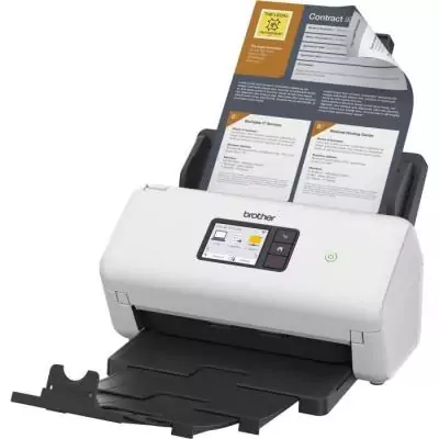 Scanner de documents - BROTHER - ADS-4500 - Recto-verso - Ethernet et Wi-Fi Direct - 70 ppm/35 ipm