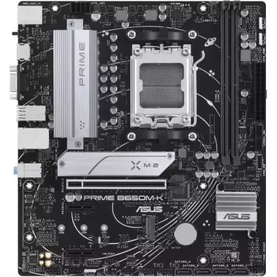 Carte mère ASUS PRIME B650M-K : Emplacement AM5 micro ATX efficient