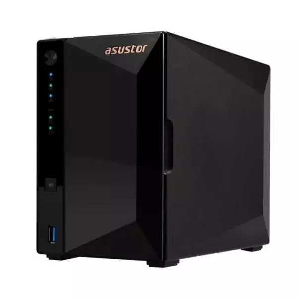 Serveur NAS - ASUSTOR - AS3302T v2 Drivestor 2 Pro Gen2 - Quad-Core 1.7GHz - 2GB DDR4 - 2.5GbE - 2 baies