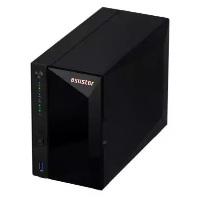 Serveur NAS - ASUSTOR - AS3302T v2 Drivestor 2 Pro Gen2 - Quad-Core 1.7GHz - 2GB DDR4 - 2.5GbE - 2 baies Serveur NAS - ASUSTOR - AS3302T v2 Drivestor 2 Pro Gen2 - Quad-Core 1.7GHz - 2GB DDR4 - 2.5GbE - 2 baies