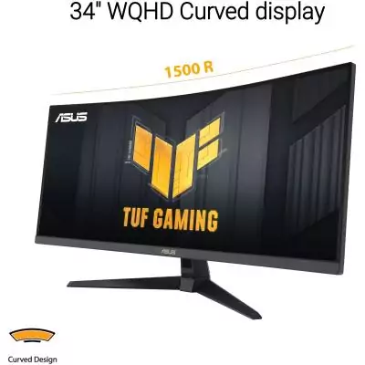 Écran PC Gamer incurvé ASUS TUF Gaming 34" WQHD 180Hz VA 1ms VG34VQ3B