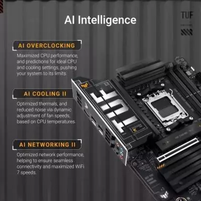 Carte mère ASUS TUF GAMING X870-PLUS WIFI: performance gaming garantie