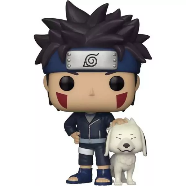 Figurine Funko Pop! - Naruto Shippuden Kiba Inuzuka avec Akamaru - Vinyle