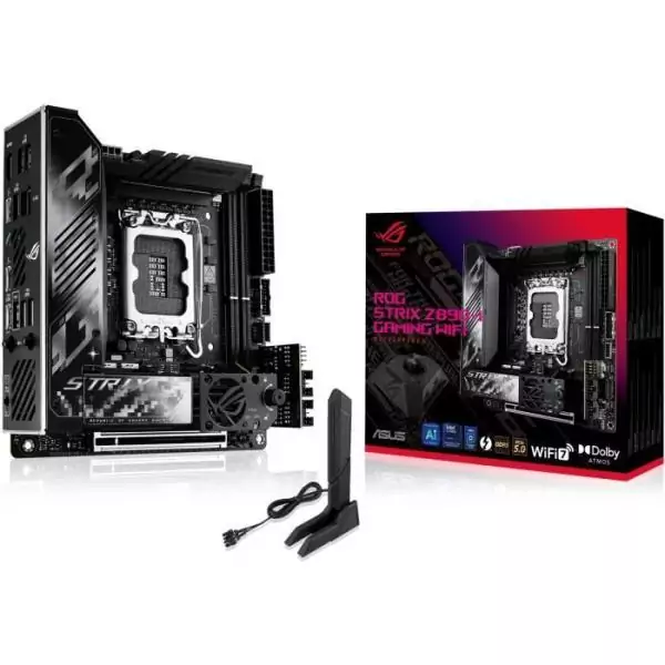 Carte mere - ASUS - ROG STRIX Z890-I GAMING WIFI - Intel Z890 LGA 1851 (Socket V1) mini ITX