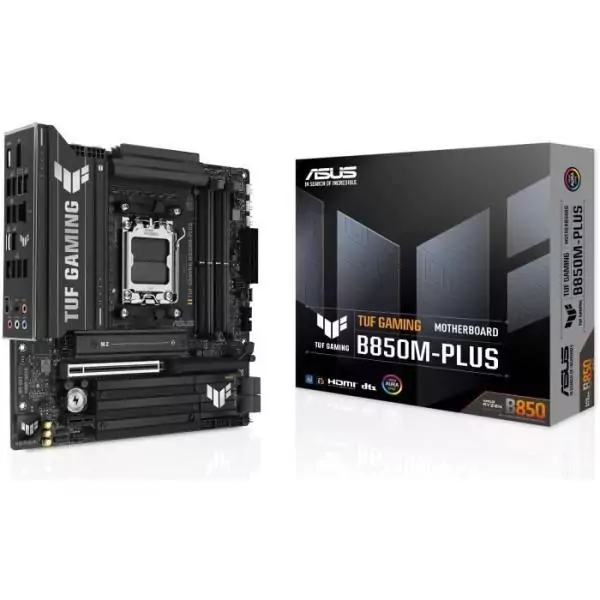 Carte mere - ASUS - TUF GAMING B850M-PLUS - AMD B850 - Emplacement AM5 micro ATX