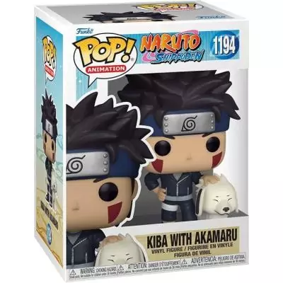 Figurine Funko Pop! - Naruto Shippuden Kiba Inuzuka avec Akamaru - Vinyle