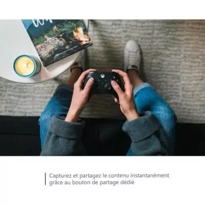 Manette de jeu + câble USB-C - Xbox - Sans fil - Noir Manette de jeu + câble USB-C - Xbox - Sans fil - Noir