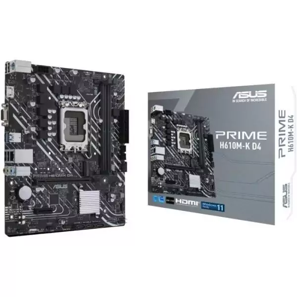Carte mere - ASUS - PRIME H610M-K D4 - Intel H610 LGA 1700 micro ATX