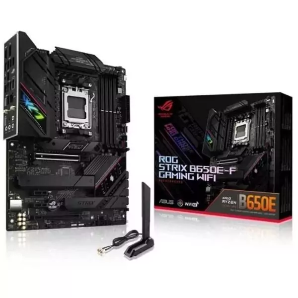 Carte mere - ASUS - ROG STRIX B650E-F GAMING WIFI - AMD B650 - Emplacement AM5 ATX