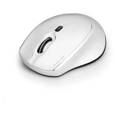Souris optique silencieuse sans fil PORT DESIGNS Blanc - USB/USB-C 