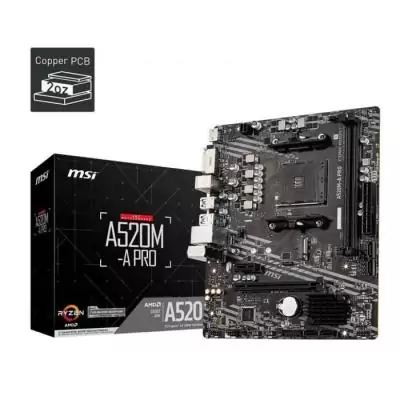 Carte Mère MSI A520M-A PRO - Performances Pro pour votre PC Carte Mère MSI A520M-A PRO - Performances Pro pour votre PC