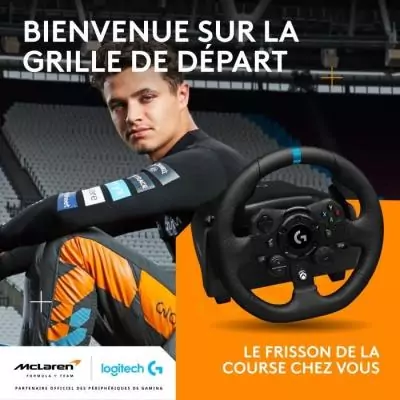 Volant de course et pédales G923 - L'ultime expérience de jeu - Logitech G Volant de course et pédales G923 - L'ultime expérience de jeu - Logitech G