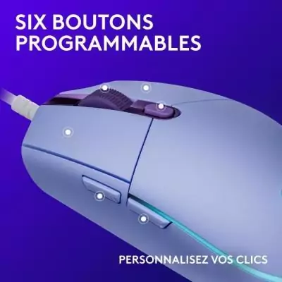 Souris Gaming Logitech G203 - Filaire - Performances Ultime