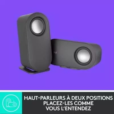 Enceinte PC - Sans fil - Logitech - Z407 - Noir