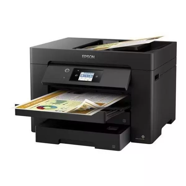 Imprimante multifonctions - EPSON - WorkForce WF-7830DTW - Wi-Fi - Jet d'encre (couleur) - Noir
