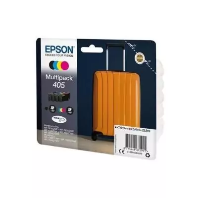 Cartouche imprimante - EPSON - 405 C13T05G64020 - Cyan, magenta, jaune, noir - Pack de 4 - 23,8ml Cartouche imprimante - EPSON - 405 C13T05G64020 - Cyan, magenta, jaune, noir - Pack de 4 - 23,8ml