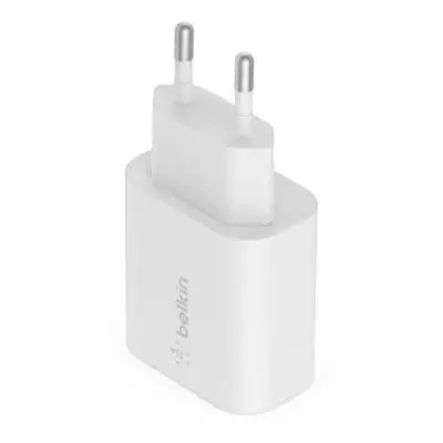 Chargeur secteur - BELKIN - USB-C - 25 W - PD PPS - Blanc