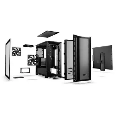 Boîtier PC: BE QUIET! Shadow Base 800 DX Noir - Midi Tower performant pour une circulation d'air optimale
